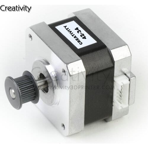 3D Printer Stepper Motor 42-34 with Synchronous wheel for REPRAP Makerbot Creality Ender 3,CR10 Series,Ender 3 V2 3D Printer