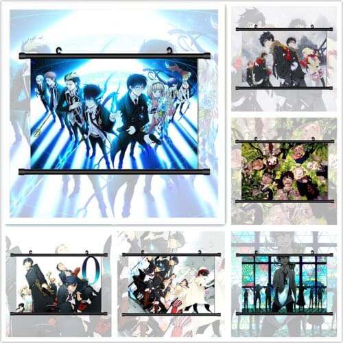 Blue Exorcist Okumura Yukio Rin Anime Manga HD Print Wall Poster Scroll