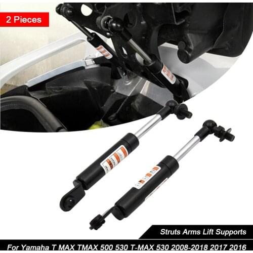 2pcs Motorcycle Struts Arms Lift Supports Shock Absorbers Lift Seat For Yamaha T MAX TMAX 500 530 T-MAX 530 2008-2018