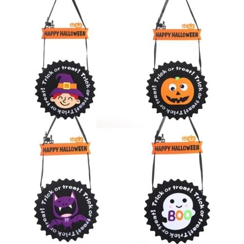 Boo Bat Ghost Pumpkin Halloween Ornament Cosplay Party Decoration Hanging Prop Decor