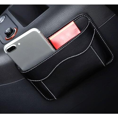Universal New Car Organizer Box Bag Air Outlet Dashboard Hanging Car Mobile Phone Holder for Auto Interior Car Accessories