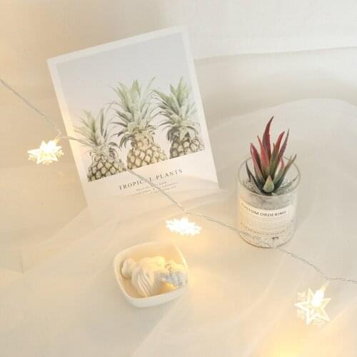 Star Shaped LED Fairy String Lights Battery New Year Party Wedding Holiday Christmas Party Wedding Decoration Fairy Lights