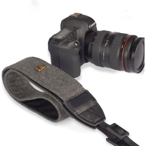 Vintage Camera Strap Genuine Leather+Cotton Neck Belt Strap Leopard Series For SLR DSLR Canon Nikon Sony Panasonic