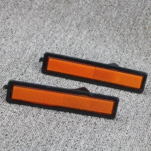 2Pcs 63141377849 Yellow Rear Left=Right Turn Signal Marker Light Lens For BMW E30 E32 E34 318i 318is 325es 325i