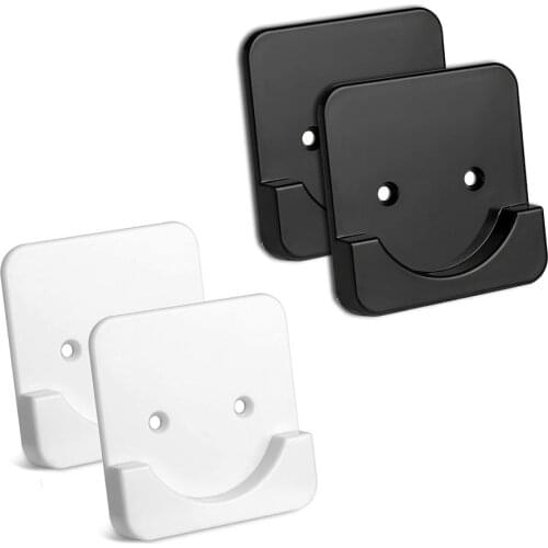 2 Pcs Shower Curtain Non-slip Hook Rod Strong Heavy Duty Adhesive Wall Hooks Bracket Punch-free Mounting Fixture Curtain Rod