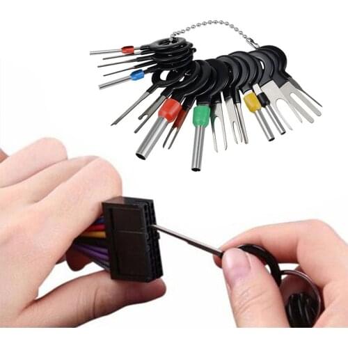2020 8/11/18/38pcs Car Terminal Removal Tool Set Wiring Crimp Connector Pin Extractor Puller Plug Terminal Repair Handhold Tool