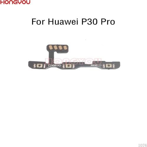 50PCS/Lot For Huawei P30 Pro Power Button Switch and Volume Button On / Off Flex Cable