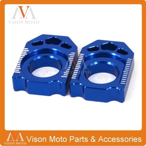CNC Rear Chain Adjuster Axle Block For Yamaha YZ125 YZ250 250F 450F YZF250 YZF450 250X 250FX WR WR250F 450F WRF250 WRF450 250R X