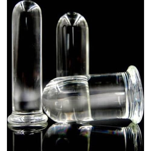 Huge Cylinder Glass Dildo Large Glassware Penis Big Crystal Anal Plug Women Sex Toys for Women G spot Stimulator Pleasure Wand