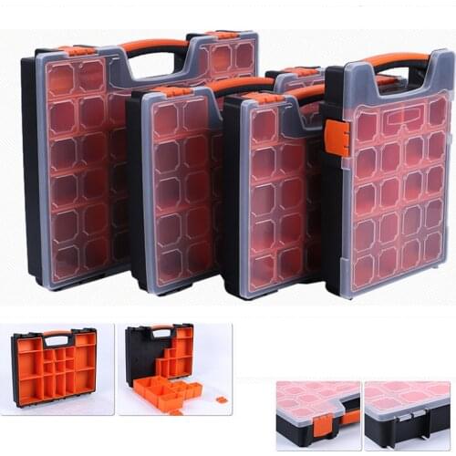 Tool Case Components Box Practical ABS Plastic Screw Tool Storage Box Screwdriver Hardware Accessories Toolbox with Locking