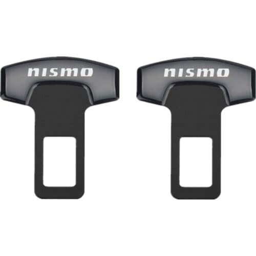 For Nissan Nismo X-trail Qashqai Tiida Accessories Safety Belt Buckles Real Trucks Car Safty Belt Alarm Canceler Stopper 2pcs