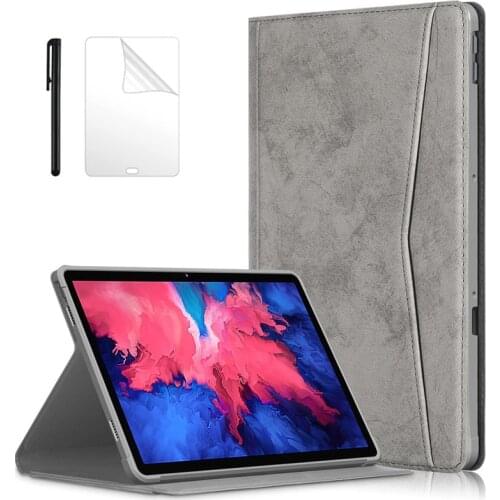 For Lenovo Tab P11 TB-J606F 2020 case Magnetic Tablet Cover For Lenovo Tab P11 Pro 11.5 J706F Soft Leather Smart Cover +Film+Pen