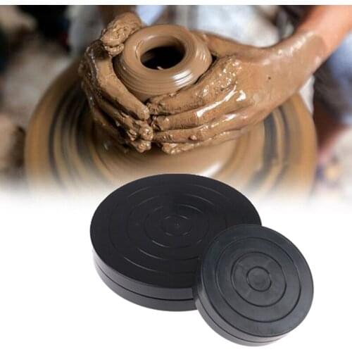 Black Pull Clay Sculpting Tool Pottery Wheel Rotate Turntable Student Turntable