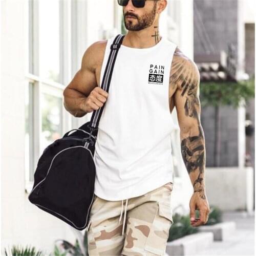 Muscle GYM Running Vest Men Fitness Sleeveless Undershirt Bodybuilding Tank Tops Gym Training Top Sport t shirt Men Sportswear