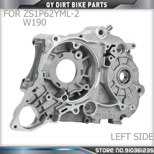 Motorcycles CrankCase Left Side Crank Case For ZongShen ZS 190cc Z190 W190 1P62YML-2 Engine Dirt Pit Bike Atv Quad Parts
