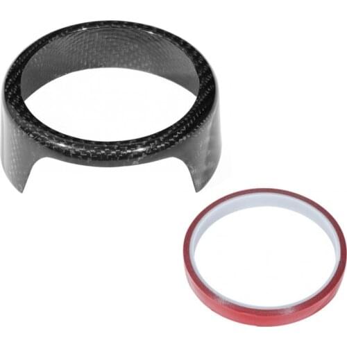 Carbon Fiber Front Grill Badge Sign Surround Bracket Trim Fit for Alfa Romeo Giulia 2017 2018 2019 Brand New Car Accessories