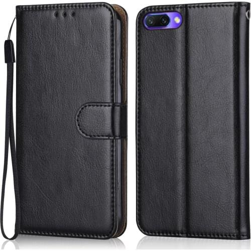 Folio Luxury Leather Case for On On Huawei Honor 10 Honor10 5.84'' Wallet Stand Flip Case Phone Bag
