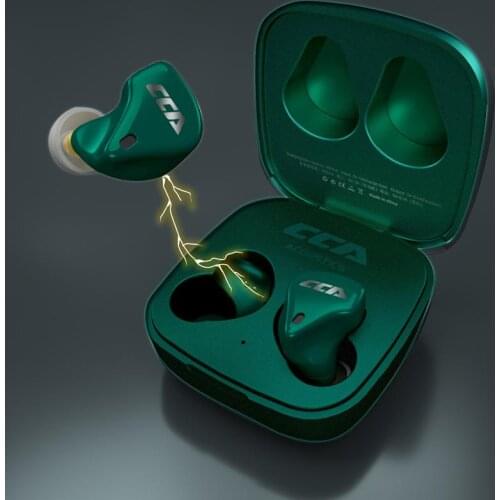 CCA CX10 10BA 5.0 Bluetooth Earphones TWS Fingerprint Touch Headset HiFI Stereo In-ear Earbuds Wireless Headphones for Sport