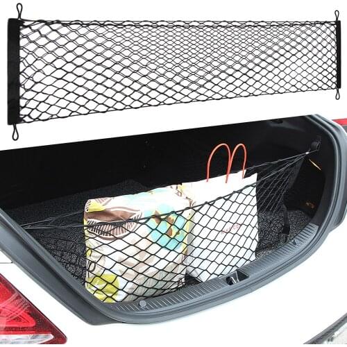 Universal Envelope Style Trunk Cargo Net for bmw e34 e39 e90 e38 vw t4 rover 75 mustang ford focus 2 kia rio chevrolet cruze
