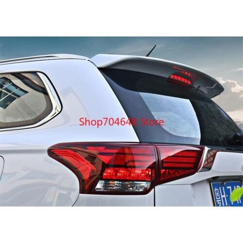 For Mitsubishi Outlander 2016 2017 2018 High quality Original car paint ABS free punching fixed wing tail Car accessories