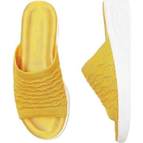 Ladies Slippers Plus Size Slippers Women Summer Wear Flat Bottom Summer New Fashion Ladies Sandals and Slippers Rubber Cotton