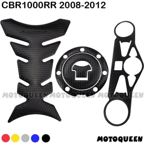 3D Motorcycle Tank Pad Plate Fork Protector decoration Decals Stickers for Honda CBR 1000RR CBR1000RR 08 09 10 11 12 2008-2012
