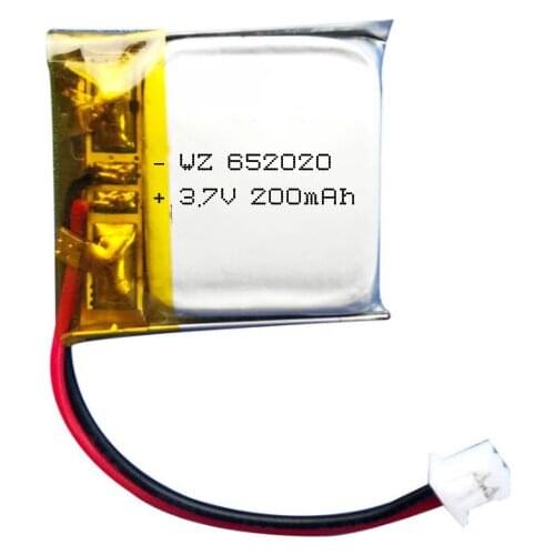 652020-200mah watch battery smart watch polymer lithium battery small capacity battery 3.7V