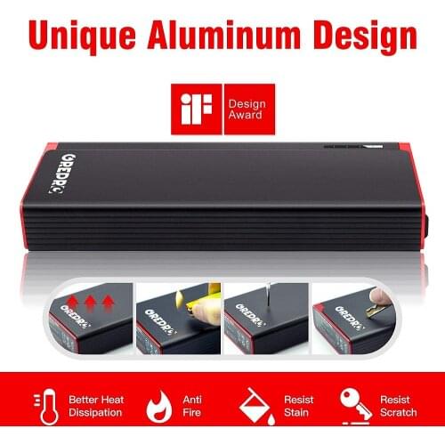 Car Jump Starter Power Bank 21000mAh 2000A 12V Starting Device Portable Emergency Car Booster Auto Car Battery Charger Gas