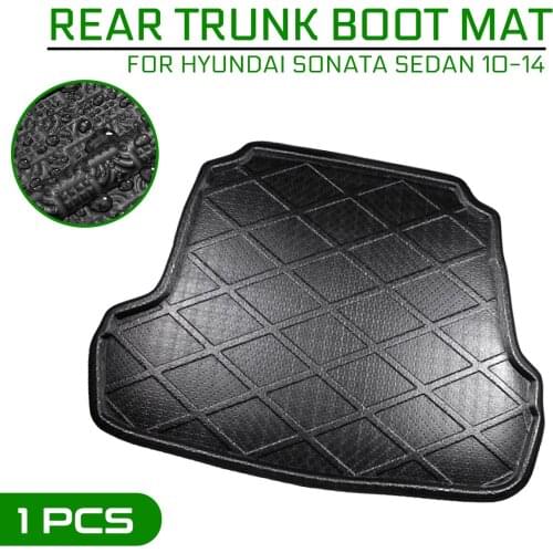 Car Carpet Rear Trunk Anti-mud Cover For Hyundai Sonata Sedan 2010 2011 2012 2013 2014 Floor Mat