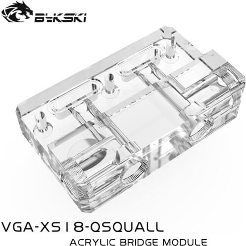 Bykski L Type GPU Block Refit Graphics Card Verticle Modified Conversion Accessory, VGA-XS18-QSQUALL