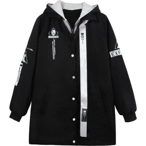 Game Arknights black Embroidered Overcoat Rhodes Island Long Trench Coat Guard Lappland Cosplay Jacket Long Solid Windbreak Coat