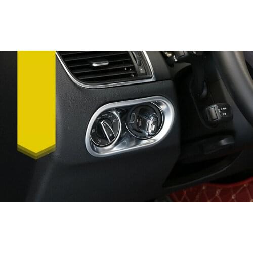 For Porsche Macan 2015-2018 High quality Car Interior Front Head Light Switch Button Panel Cover