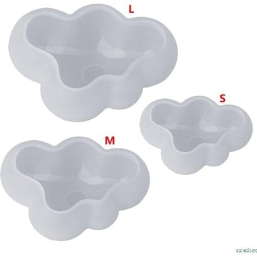 Silicone Mold 3D Cloud Cute DIY Epoxy Resin Crafts Jewelry Making Cake Decoration Home Landscape Fondant Chocolate Gift Handmade