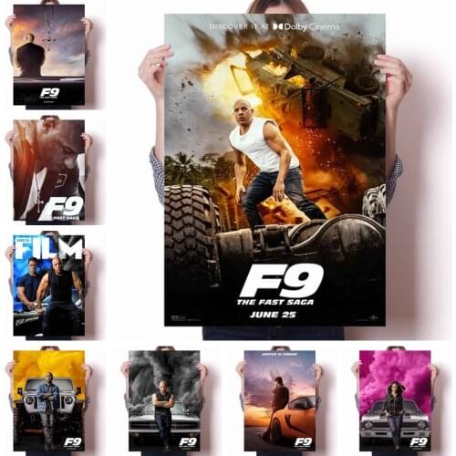 Movie Fast & Furious 9 Diamond Painting 5D DIY Crystal Art Full Drill Cross Stitch Kits Mosaic Rhinestones Embroidery Home Decor
