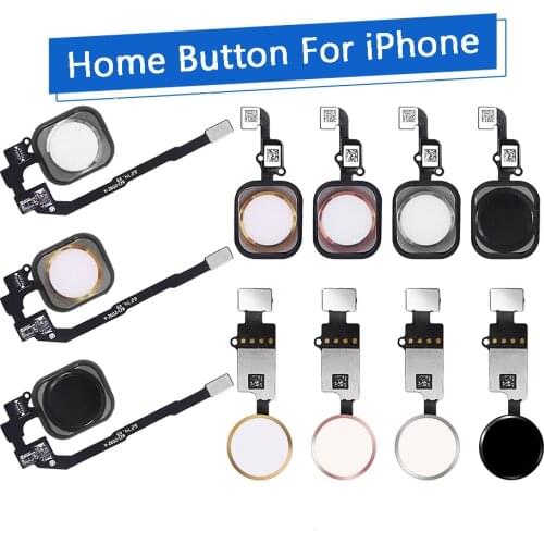 Home Button with Flex Cable for iPhone 5 5C 5S 6 6Plus 6s plus 7 Home Button Flex Assembly for iPhone 7Plus