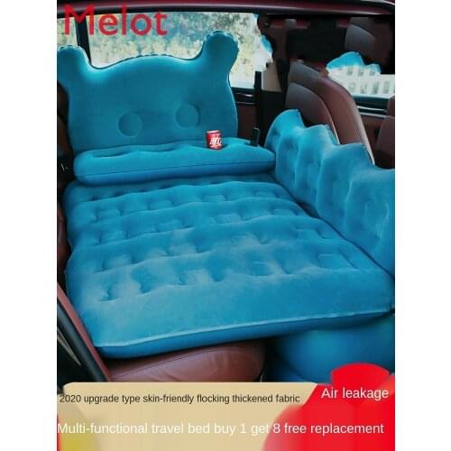 Vehicle-Mounted Inflatable Bed Car Rear Row Mattress Travel Mattress Car Sleeping Artifact Car Car Bed