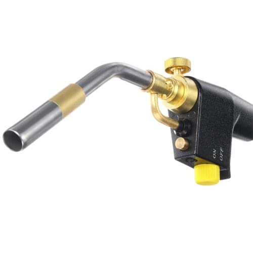 Heat Propane Torch 3 Replaceable Nozzles Multi Purpose High Intensity Trigger Start Torch for Brazing and Barbecue