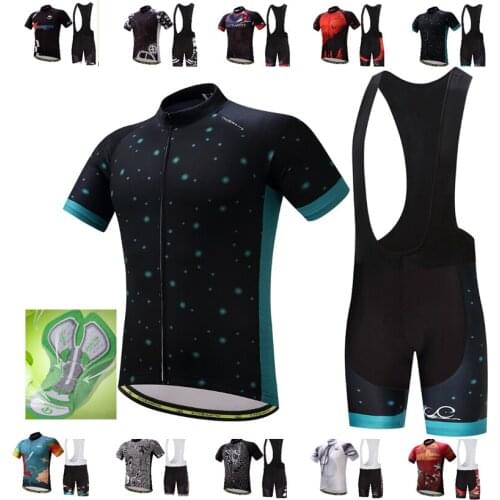New Cycling Jersey Set Summer Mountain Bike Clothing New Bicycle Cycling Jersey Sportswear Suit Maillot Ropa Ciclismo