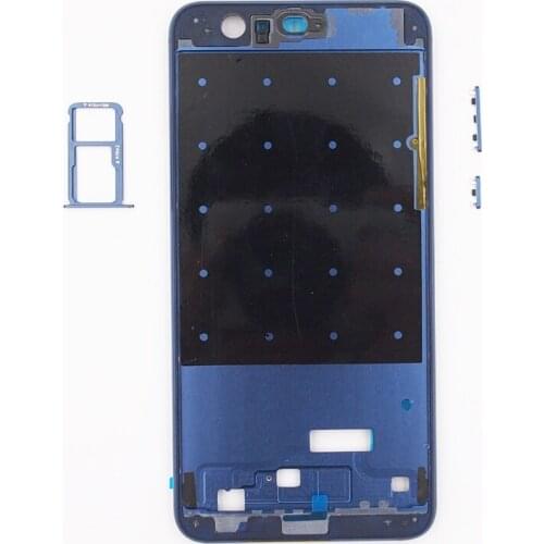 BaanSam New Front Frame Housing Case LCD Screen Frame For Huawei Honor 8 With SIM Card Tray+Power Volume Buttons