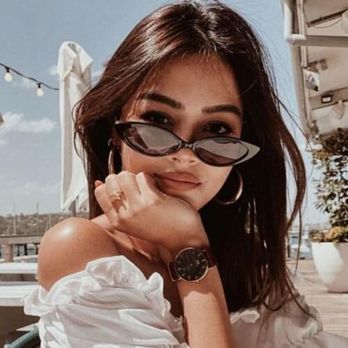 UV400 Eyeglasses Vintage Cateye Sunglasses Women Sexy Retro Small Cat Eye Sun Glasses Brand Designer Fashion Eyewear For Female