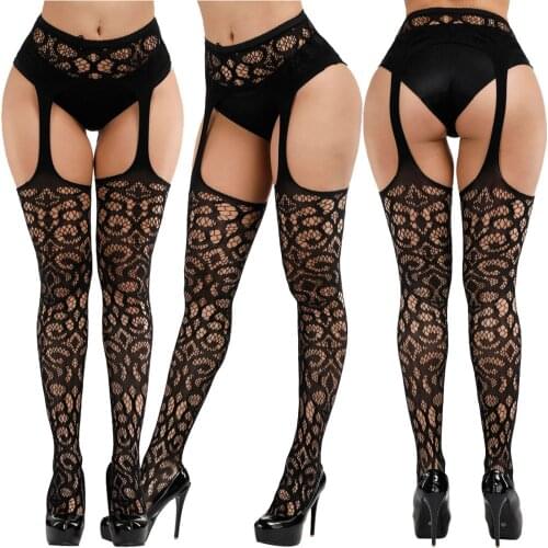 Print Feshnet Sexy Stockings Lenceria Sensual Mujer Womens Underwear Erotic Lingerie Sexy Costumes Transparent Mesh Pantyhoses
