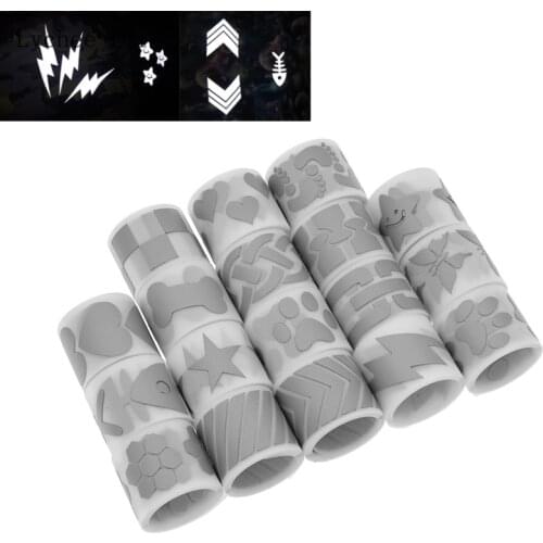 Lychee Life 3X500CM Reflective Heat Transfered Vinyl Film For Garment DIY Iron On Fabric Sewing Tapes
