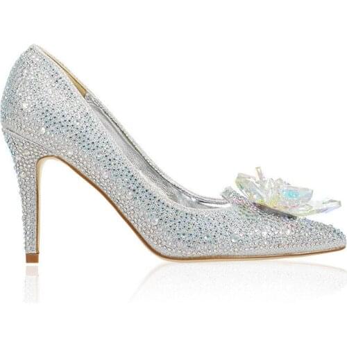 Female elegant fashion pearl single shoes high-end fine documentary lady fashion high-end wedding banquet leather shoes