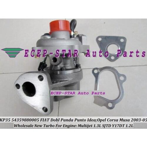 KP35 54359880005 54359700005 Turbo Turbocharger For FIAT Dobl Panda Punto For OPEL Corsa Musa 03- 1.3L Multijet SJTD Y17DT 1.2L