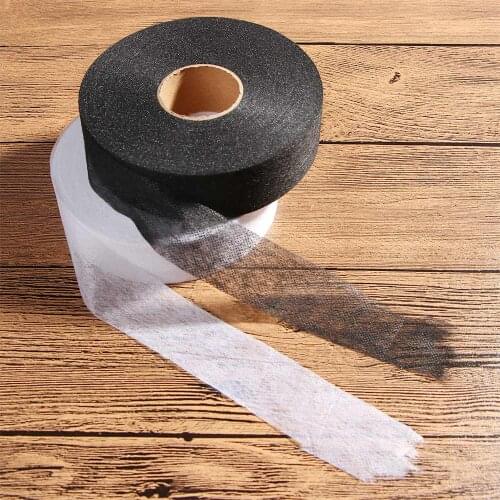 1Rolls 100m On Single-sided Fabric Fusing Tape Adhesive Hem Tape Iron-on Adhesive Tape Sewing Turn Up Hem Non-woven Fabric Liner