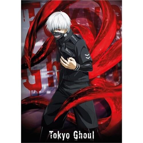 1 Pcs Hot Sale Tokyo Ghoul Kaneki Ken Anime Maxi Manga Wall Poster Print 42*30cm Home Decoration Wall Art