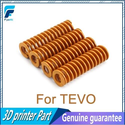 10pcs High Elasticity 3D Printer Parts Spring Imported Length 35mm OD 10mm For Heated Bed TEVO TarantulaSeries 3D Printer