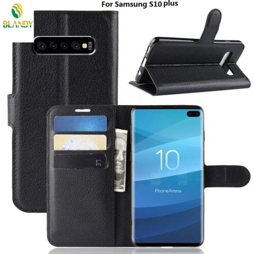 100pcs/lot for samsung S10 5G plus e Lychee wallet leather cover case A20E A2 core A60 A10E M30 M40 M10 A10 A20 A30 A50 A40 A70