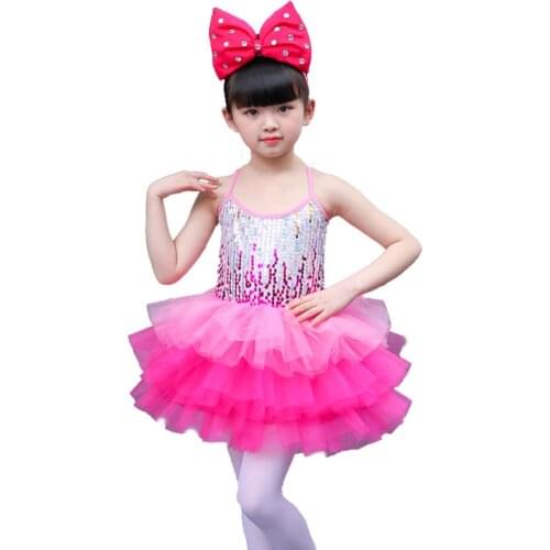 Girls Ballet Dress For Children Girl Modern Tutu Dance Costumes For Girls Jazz Dance Dress Girl TUTU Costumes Stage Dancewear