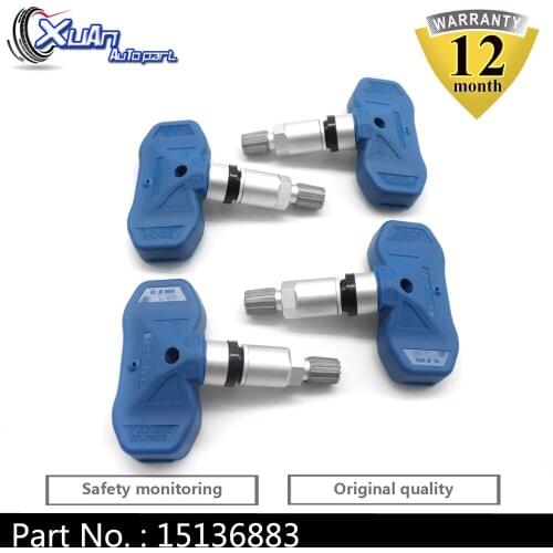 Xuan TPMS 15136883 Tire Pressure Monitor Sensor For Chevrolet Silverado Cadillac Escalade EXT GMC Sierra Yukon 1998-2005 315Mhz